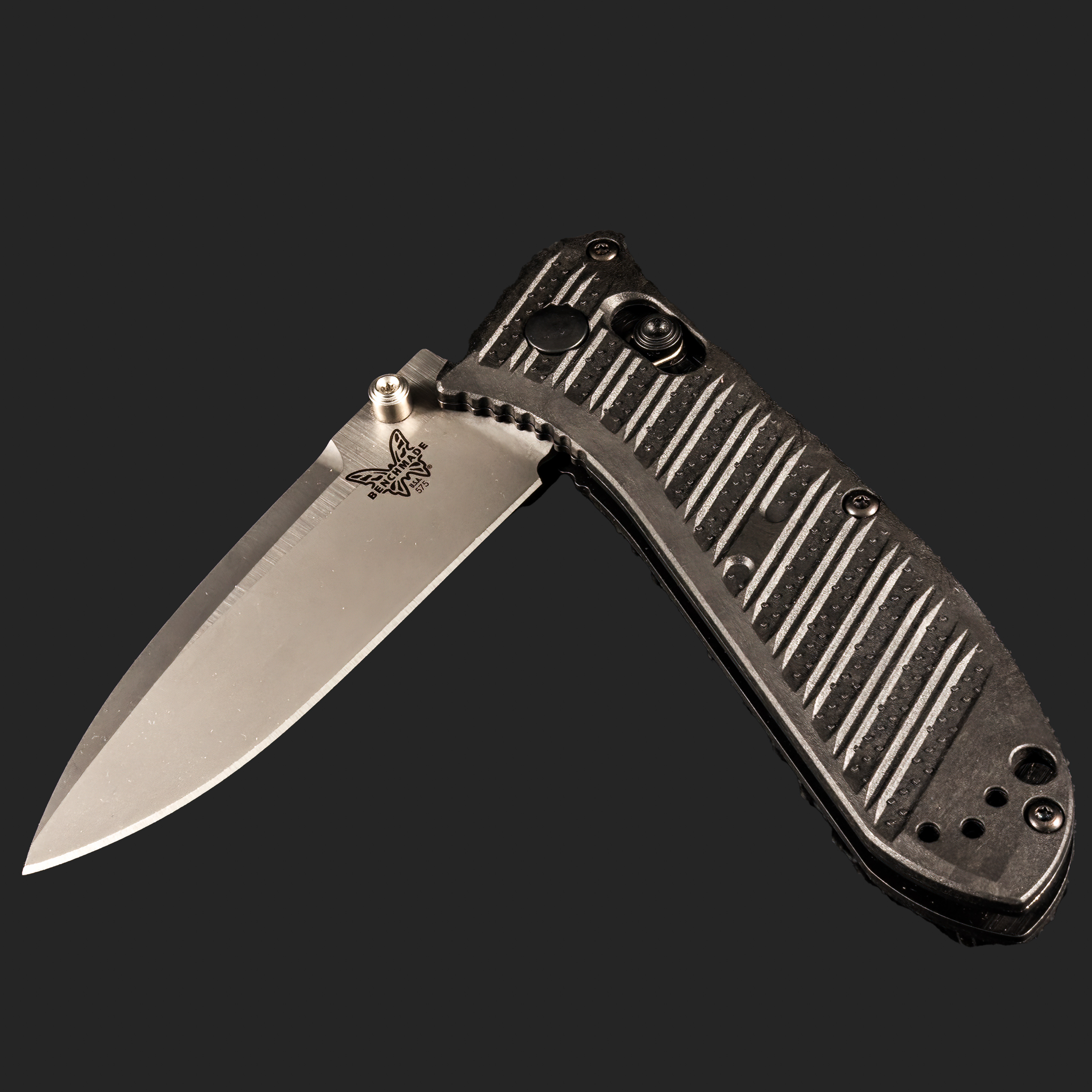 EDC knife on white background - shot in studio Image