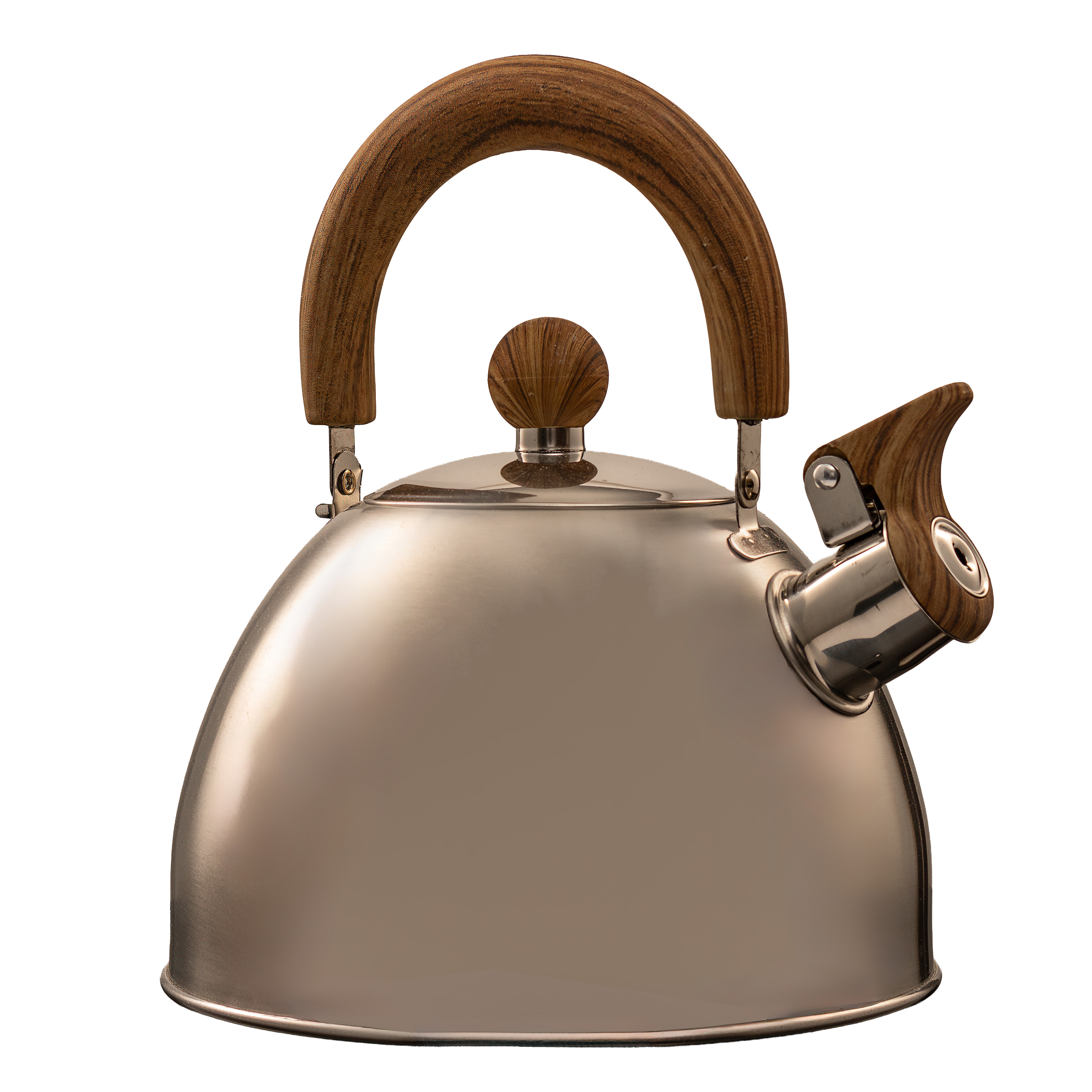 Tea kettle on white background - shot in studio Image