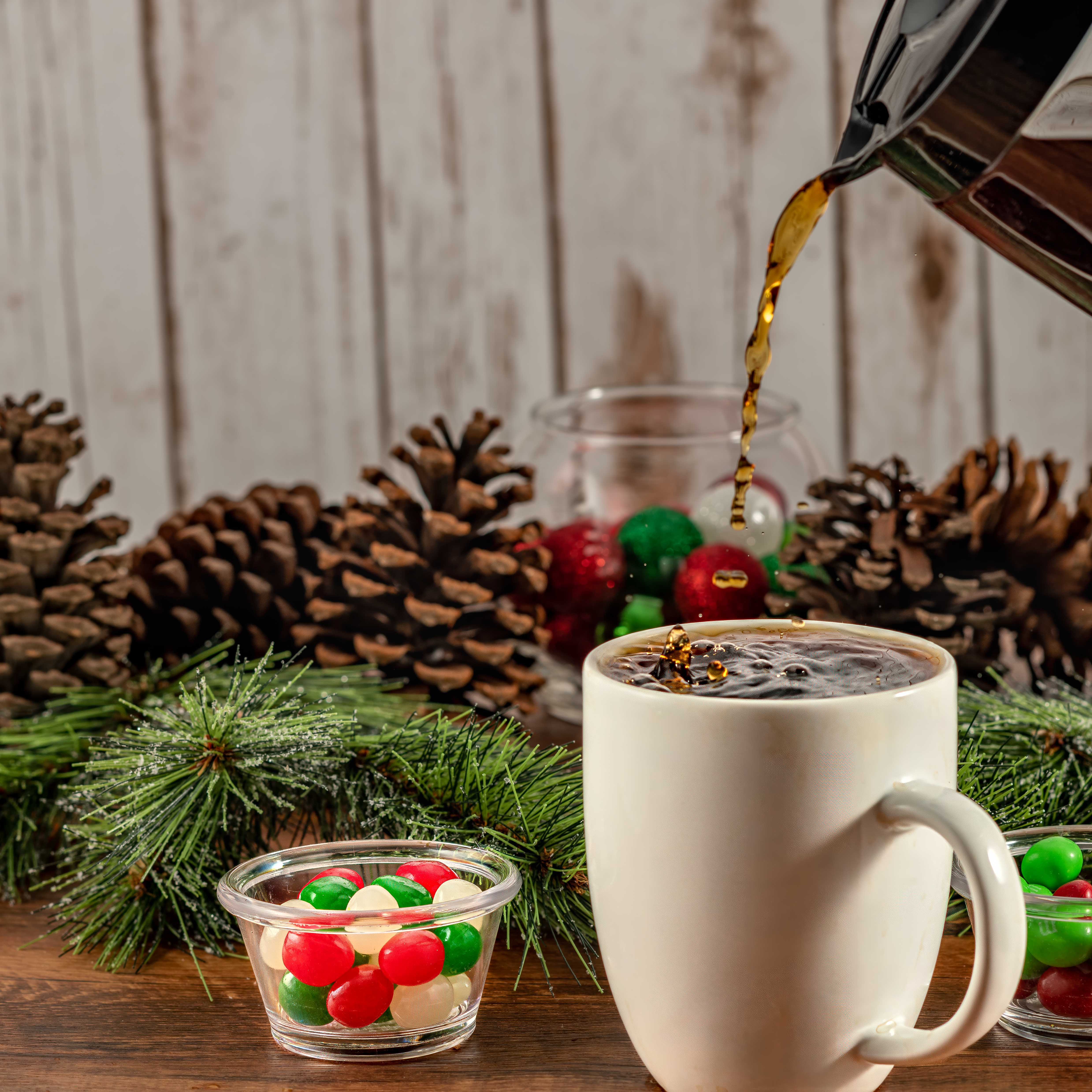 Coffee holiday composite - shot in studio Image