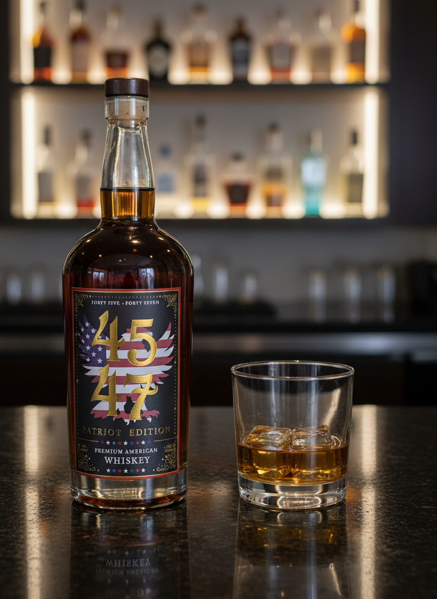 Whiskey composite with AI assistance Image