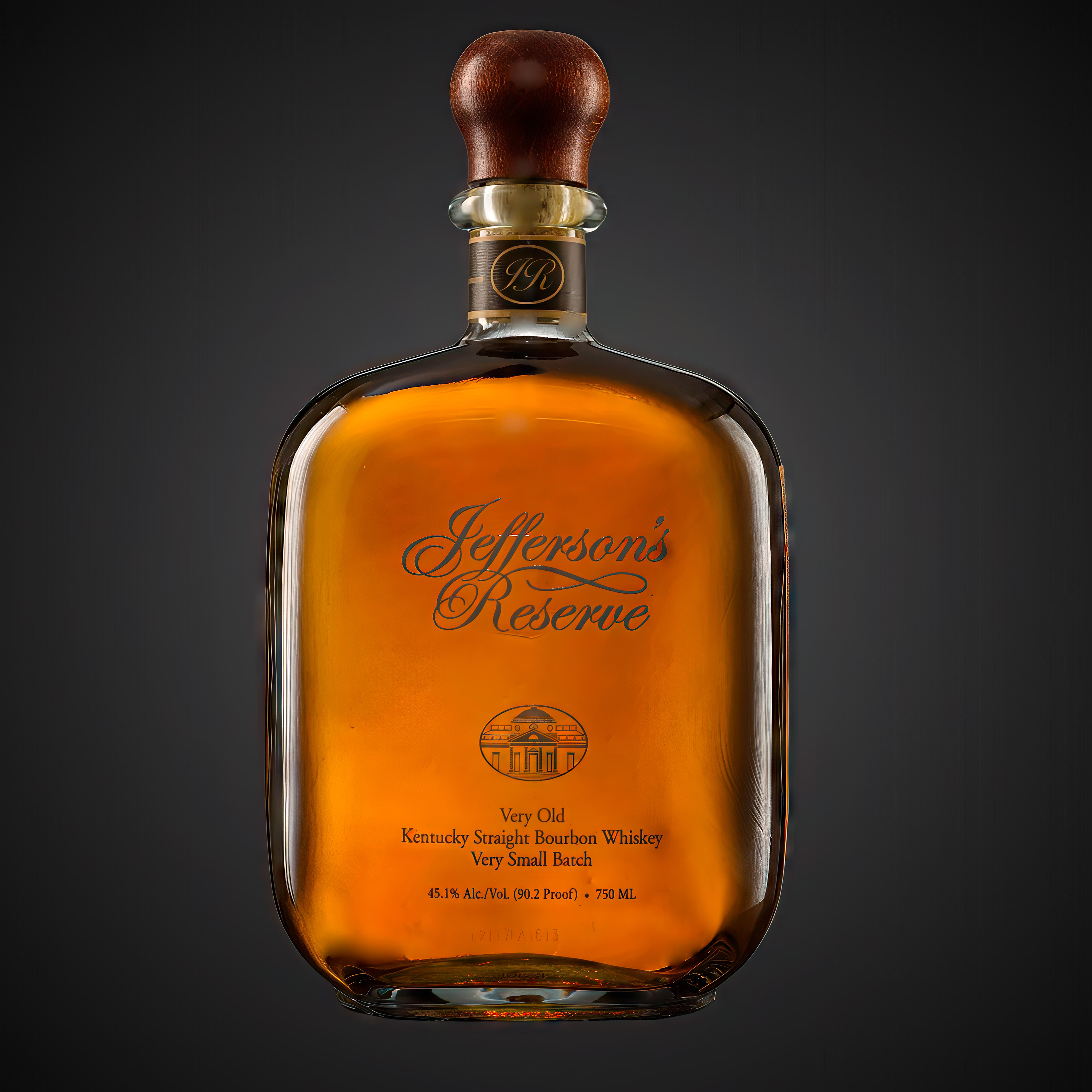 Jefferson's-Reserve-Whiskey-Shot-in-Studio-with-dark-Gradient-Background