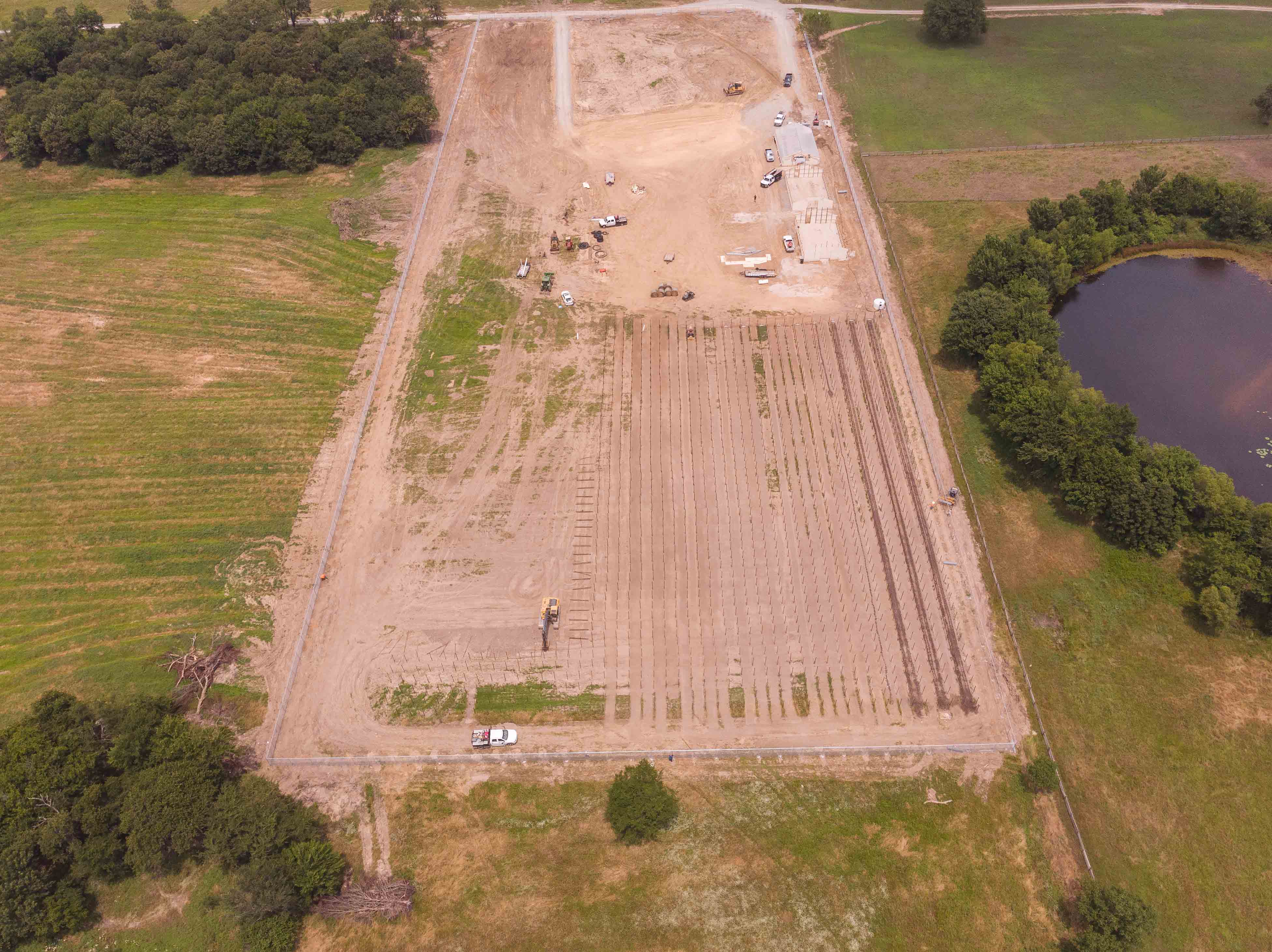 Cannabis Grow Operation in Oklahoma Cannabis Grow Operations aerial image on location Central Oklahoma - rcm Imaging