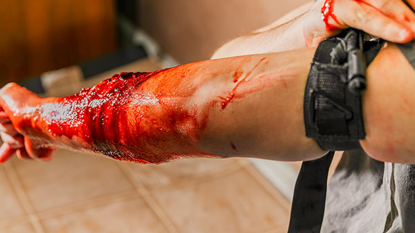 Logo-Tactical Emergency Casualty Care and Special Effects- Simulated Trauma Imagery