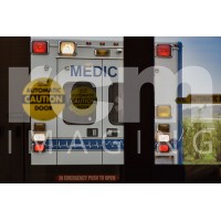 Ambulance backed to ER doors